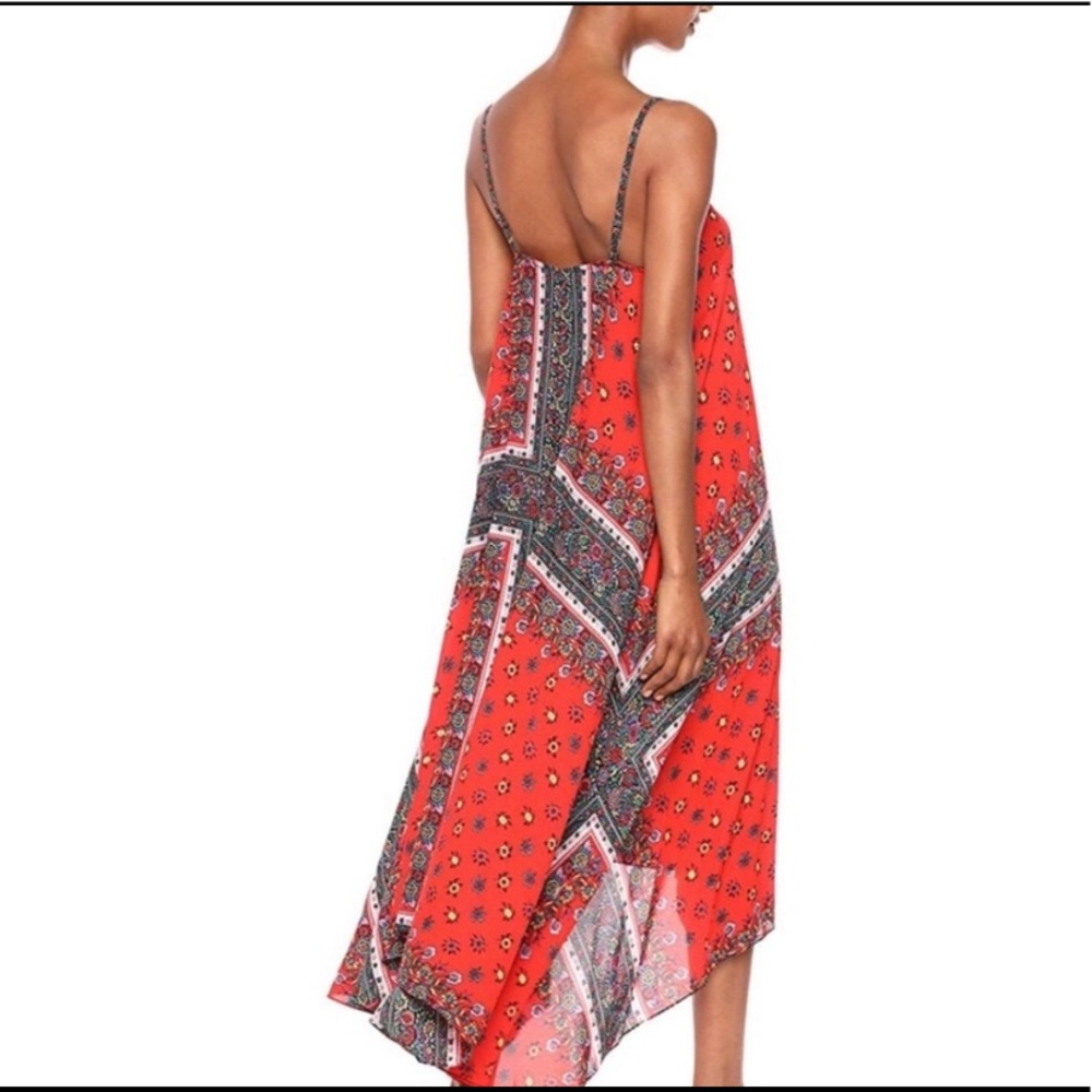 Nanette Lepore red print Hanky maxi dress | 10